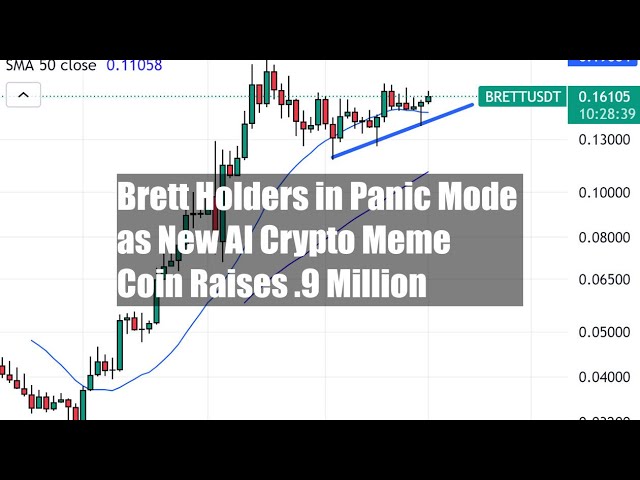 Les détenteurs de Brett en mode panique alors que la nouvelle pièce AI Crypto Meme lève 6,9 ​​$