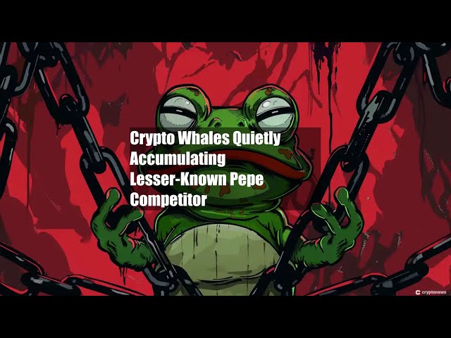 Les crypto-baleines accumulent tranquillement un concurrent Pepe moins connu