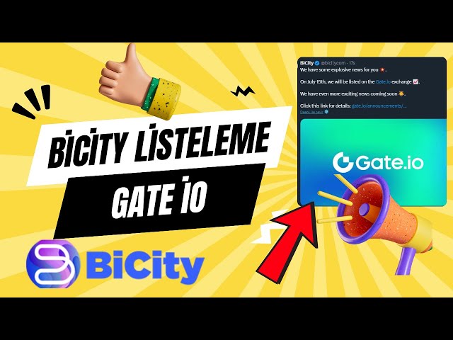 BICITY GATE IO 上市 ---- BICITY 正在全速上市 BICITY COIN #bicity #bicitycoin