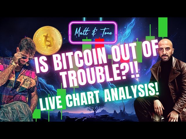 IS BITCOIN OUT OF TROUBLE?!!-LIVE CHART ANALYSIS!