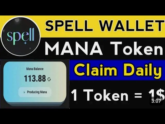 如何在 Spell 錢包上建立帳戶 |每日 MANA 代幣空投#SpellWallet #airdrop #crypto #viral