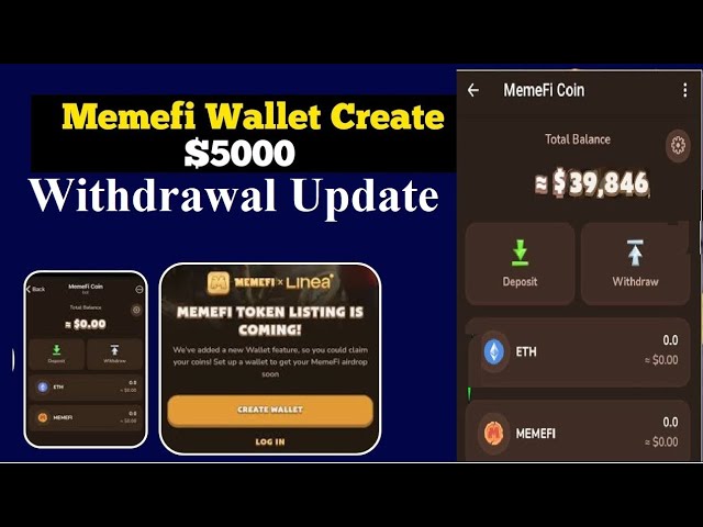 MemeFi Wallet erstellen und abheben || Die Auflistung der Memefi-Token steht vor der Tür || MemeFi-Wallet-Update