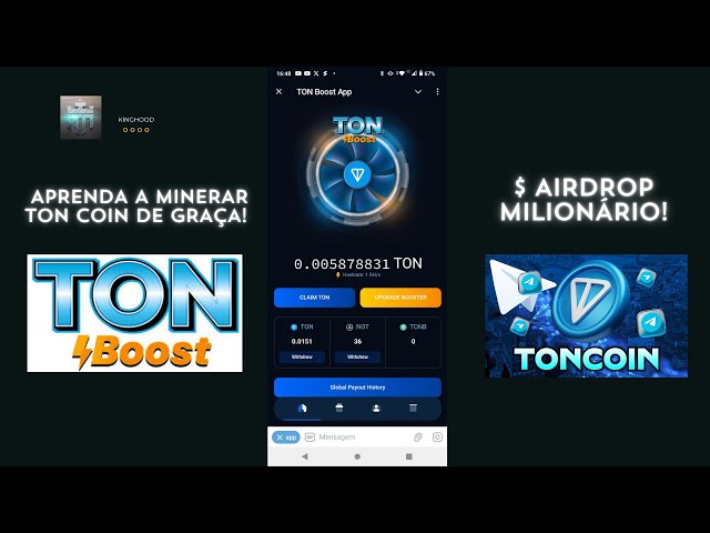 TON BOOST APP FREE TON COIN MINER