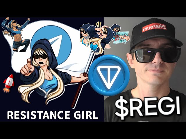 $REGI - RESISTANCE GIRL TOKEN CRYPTO COIN HOW TO BUY REGI TON BLOCKCHAIN MEMECOIN DEDUST STON.FI NEW