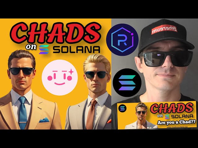 $CHADS - SOLANA トークンの CHADS プレセール暗号コイン SOL RAYDIUM の購入方法 CHAD MEMECOIN JUPITER MEME