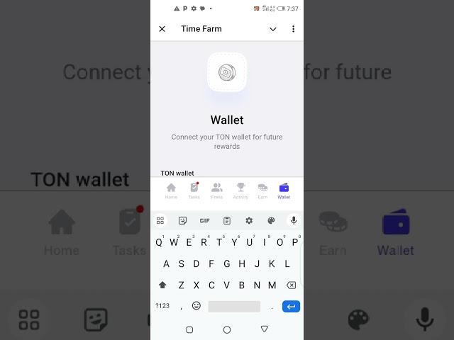 如何将您的时间农场代币钱包连接到 TON 网络