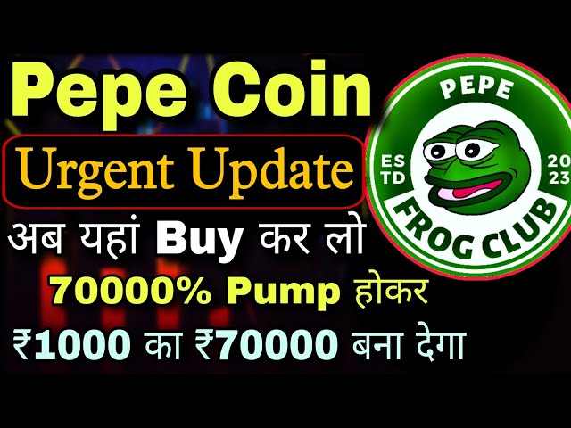 Pepe Coin 70000% 泵浦 |佩佩幣今日新聞 |柴犬 |今日加密貨幣新聞