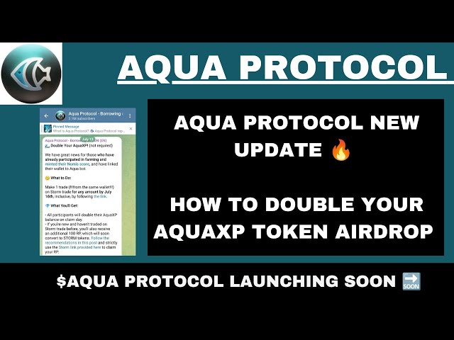 COMMENT DOUBLER VOTRE AIRDROP DE JETONS AQUAXP EN NÉGOCIANT SUR STORM EN PARTENARIAT AVEC AQUAPROTOCOL