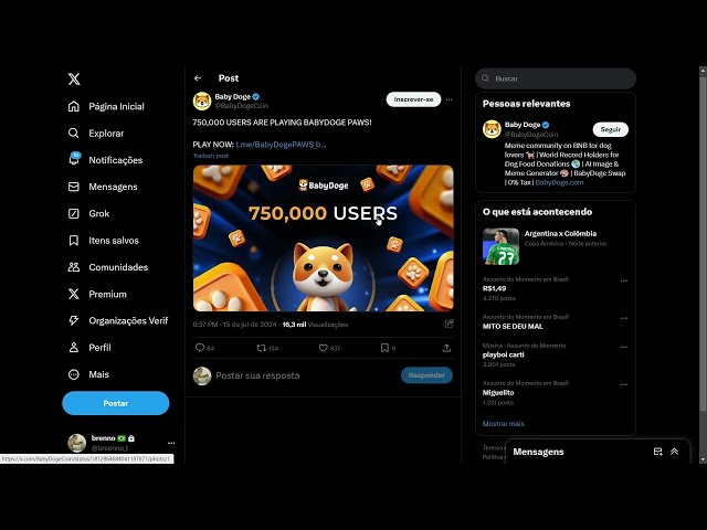 URGENT!! BABY DOGE COIN LANCE AUJOURD'HUI L'APPLICATION TELEGRAM OBTENEZ GRATUITEMENT