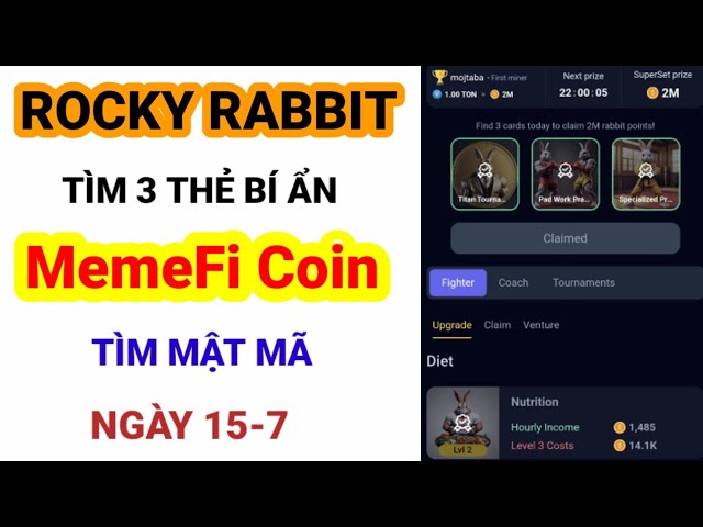 ROCKY RABBIT TROUVER 3 CARTES MYSTÉRIEUSES MEMEFI PIÈCE TROUVER LE CODE 15 JUILLET | CRYPTO COQUELICOT