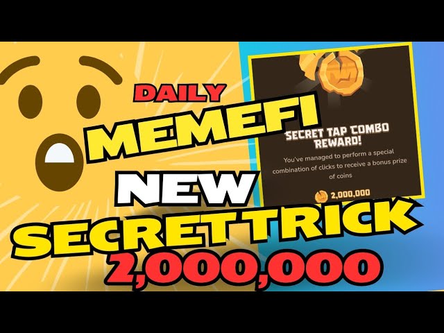 MemeFi Coin Telegram Crypto Airdrop : ventilation complète | Astuce secrète | 2 millions de pièces Tap & Claim