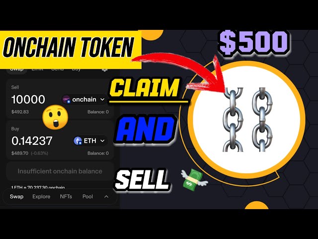 Onchain Token Sell OKX Wallet | OnChain Token sell Process Guide | OnChain Airdrop Wallet Update 🔥