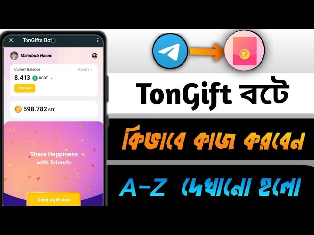 Ton gift Work A to Z process ✅ Daily Earning 5-10$ 😱 Instant Payment 😱✅