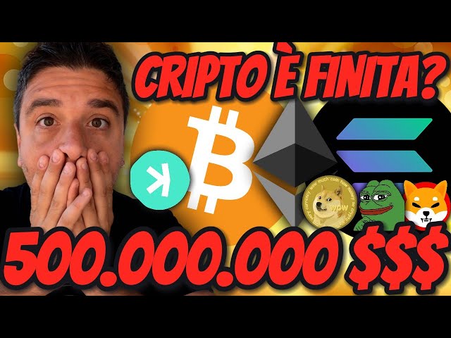 암호화폐 $500,000,000 $BTC $ETH $SOL $KAS $SHIB $DOGE $PEPE 끔찍해요! 그리고 지금은 어떻게 되나요?