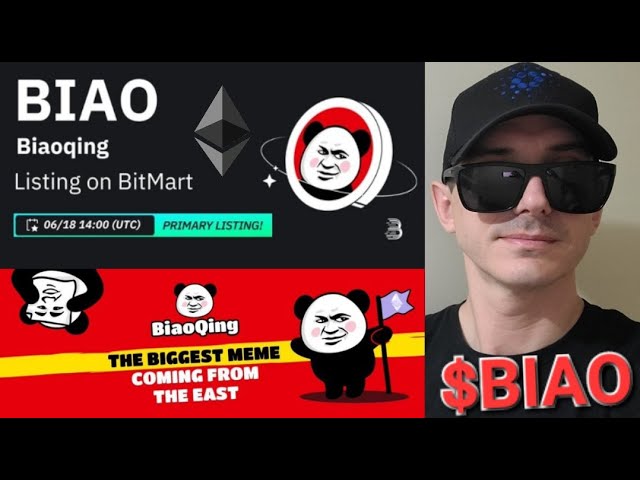 $BIAO - BIAOQING 加密货币 如何购买 BIAO 中国熊猫 MEME ETH ETHEREUM BITMART UNISWAP ERC20