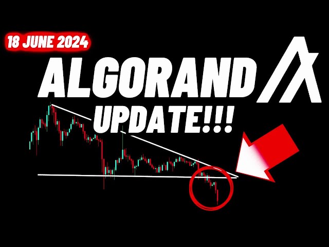 Mise à jour de la pièce cryptographique Algorand (ALGO) !!! | 18 juin 2024