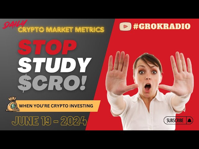 Daily CRO Coin Price Analysis. Be INFORMED and WIN! (06-19-24)