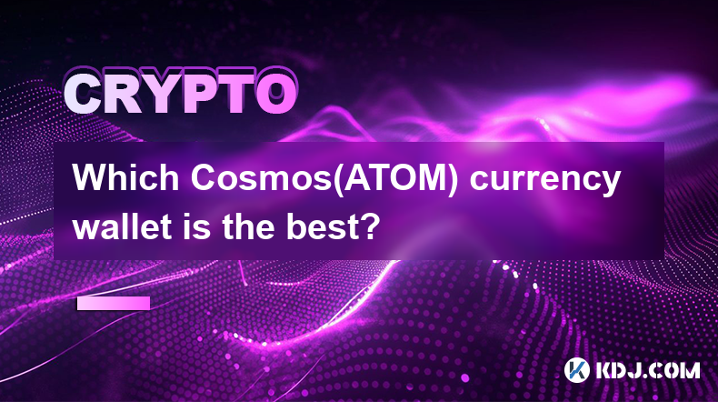 Welches Cosmos(ATOM)-Währungs-Wallet ist das beste?