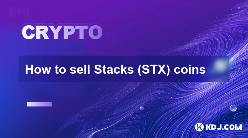 How to sell Stacks (STX) coins