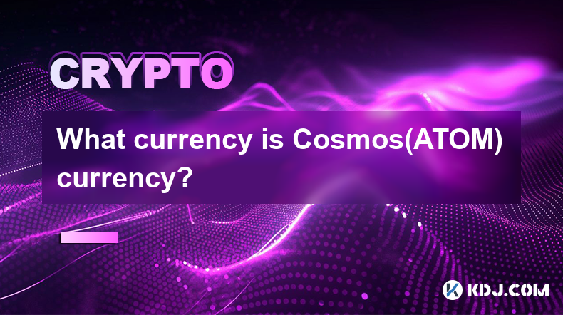 What currency is Cosmos(ATOM) currency?