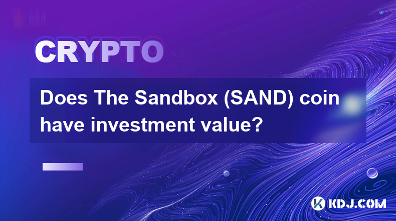 Hat die Sandbox-Münze (SAND) einen Investitionswert?