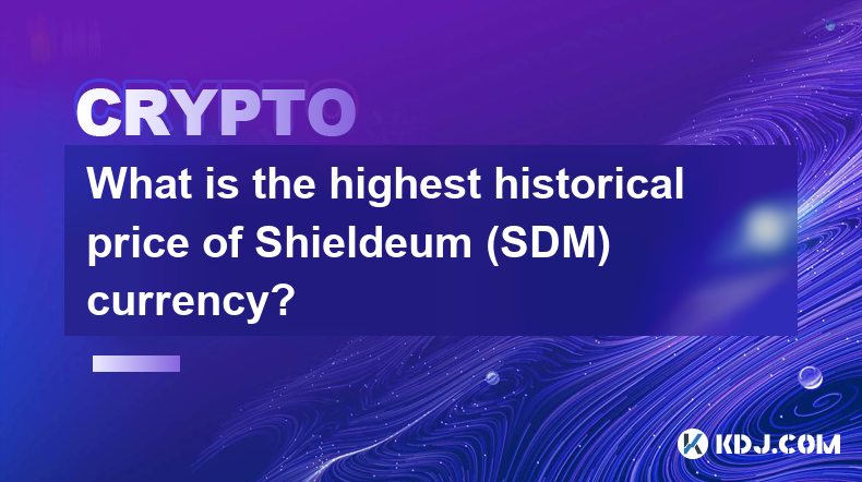 Shieldeum (SDM) 貨幣的最高歷史價格是多少？