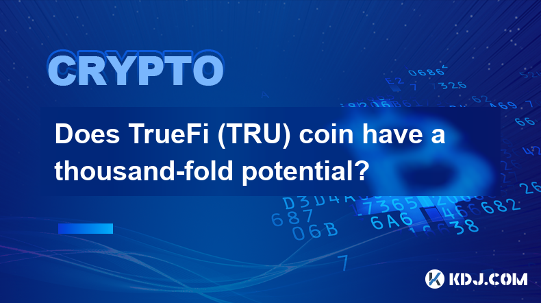 TrueFi (TRU) コインには千倍の可能性があるのでしょうか?