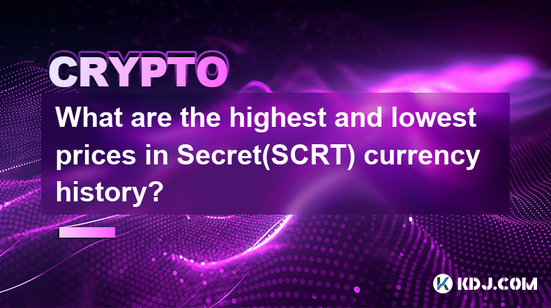 Secret(SCRT)货币历史最高和最低价格是多少？