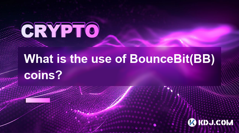 What is the use of BounceBit(BB) coins?