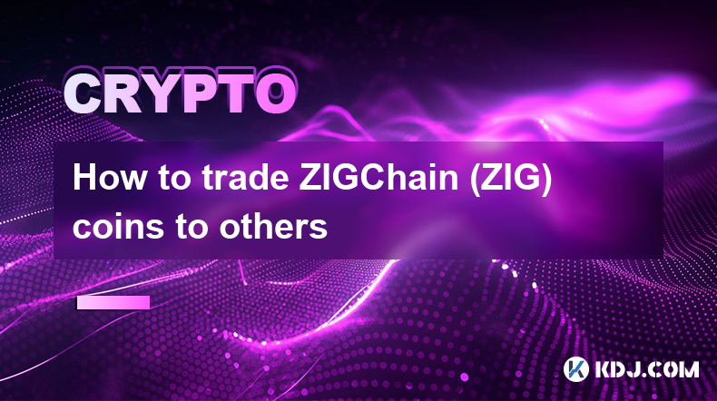 ZIGChain(ZIG) 코인을 타인에게 거래하는 방법