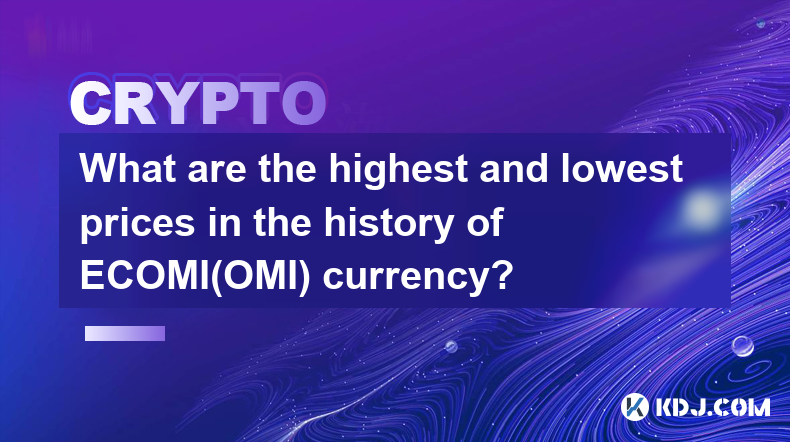 What are the highest and lowest prices in the history of ECOMI(OMI) currency?