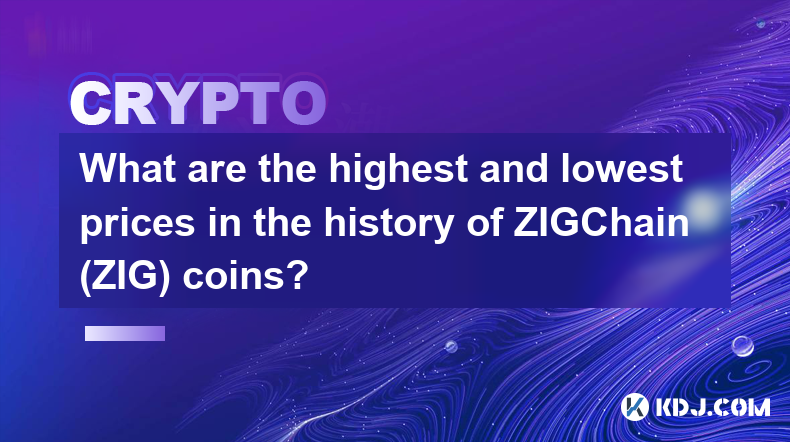 What are the highest and lowest prices in the history of ZIGChain (ZIG) coins?