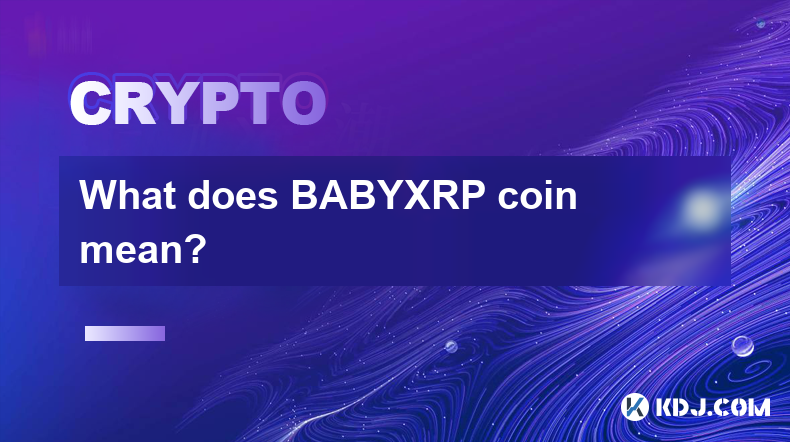 BABYXRPコインとは何を意味しますか?