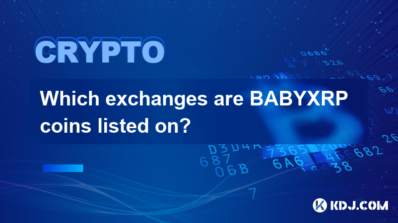 BABYXRP 币在哪些交易所上市？