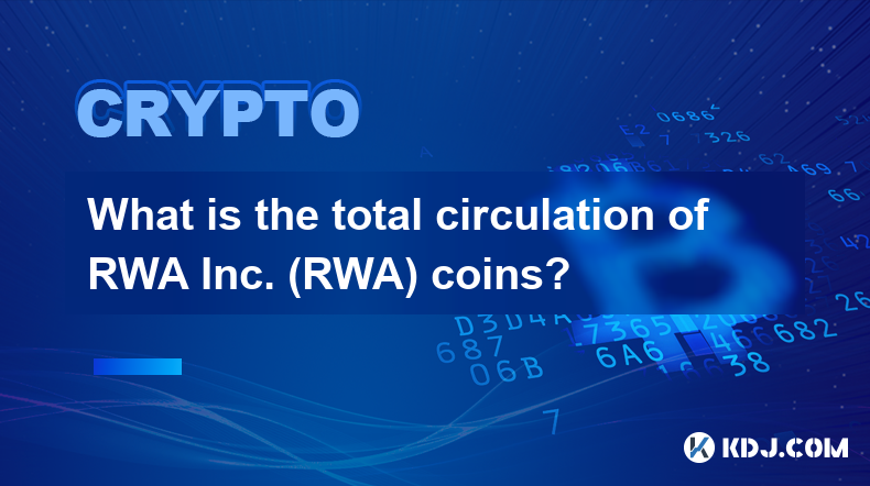 Quelle est la circulation totale des pièces RWA Inc. (RWA) ?