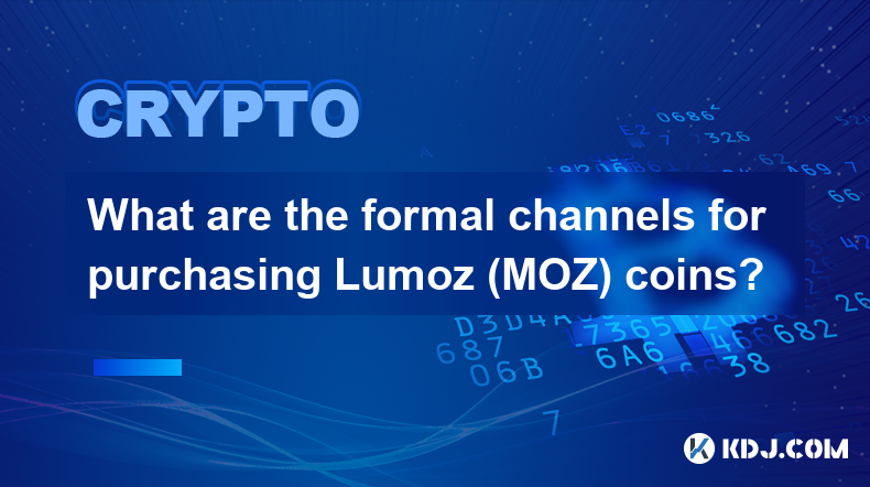 購買Lumoz（MOZ）幣的正規管道有哪些？