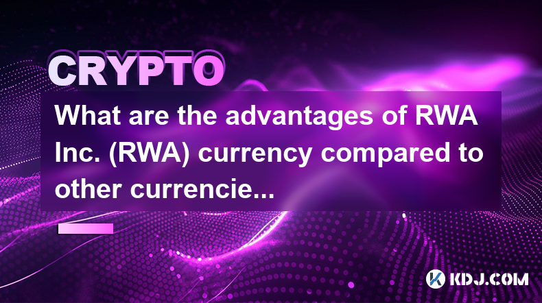 What are the advantages of RWA Inc. (RWA) currency compared to other currencies?