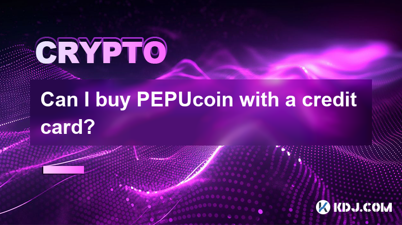 我可以用信用卡购买 PEPUcoin 吗？