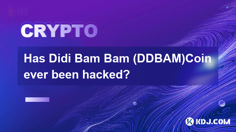 Didi Bam Bam (DDBAM)Coin はハッキングされたことがありますか?