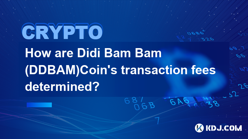 Didi Bam Bam (DDBAM)Coin の取引手数料はどのように決定されますか?