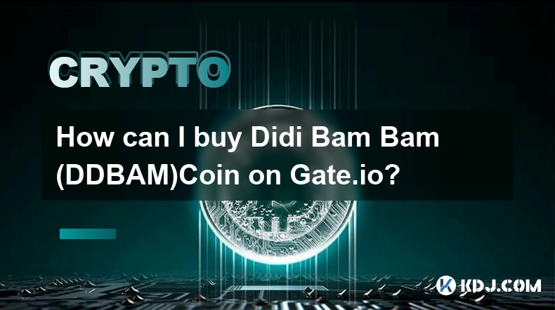 How can I buy Didi Bam Bam (DDBAM)Coin on Gate.io?