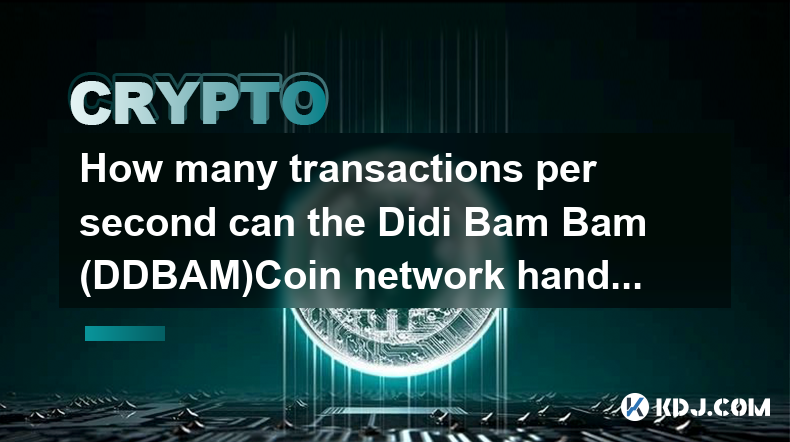 How many transactions per second can the Didi Bam Bam (DDBAM)Coin network handle?