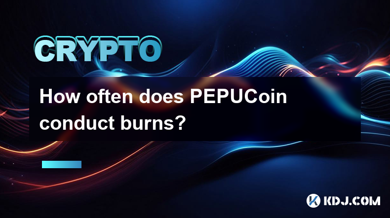 PEPUCoin 多久進行一次銷毀？