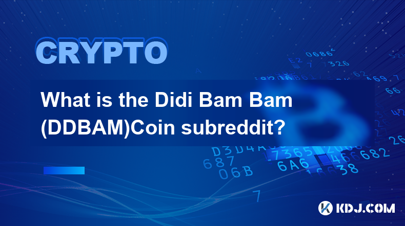 Qu'est-ce que le sous-reddit Didi Bam Bam (DDBAM)Coin ?