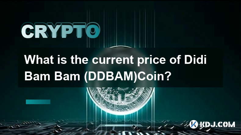 Wie hoch ist der aktuelle Preis von Didi Bam Bam (DDBAM)Coin?