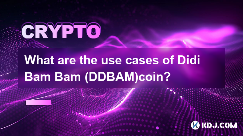 What are the use cases of Didi Bam Bam (DDBAM)coin?