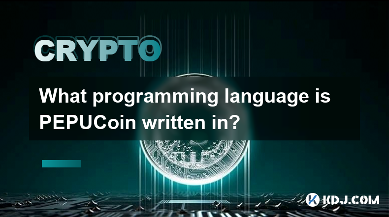 Dans quel langage de programmation PEPUCoin est-il écrit ?