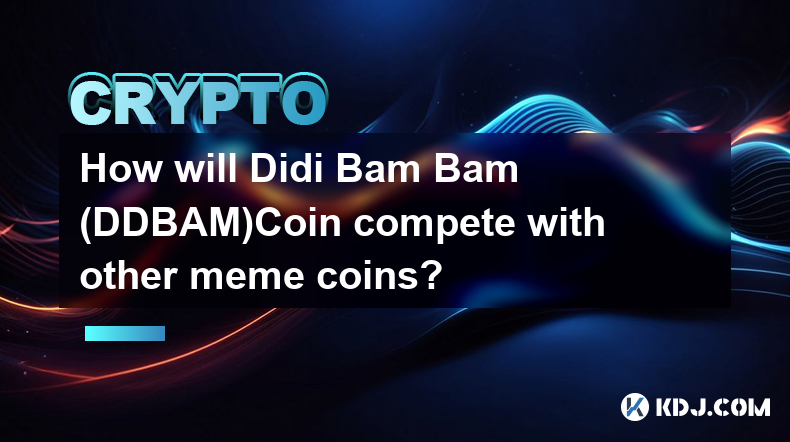 Didi Bam Bam (DDBAM)Coin 将如何与其他 Meme 币竞争？