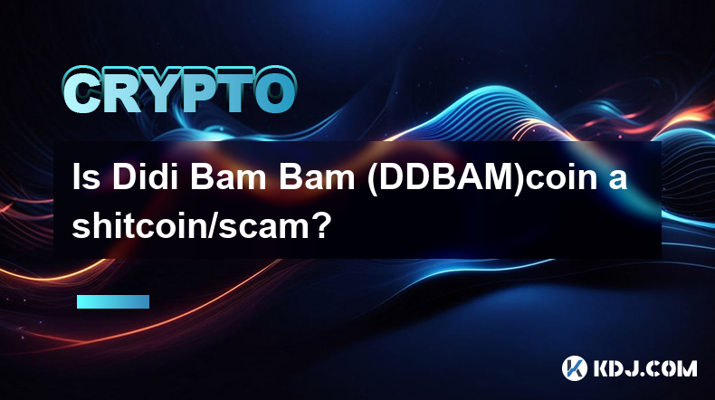 Didi Bam Bam (DDBAM)코인은 똥코인/사기인가요?