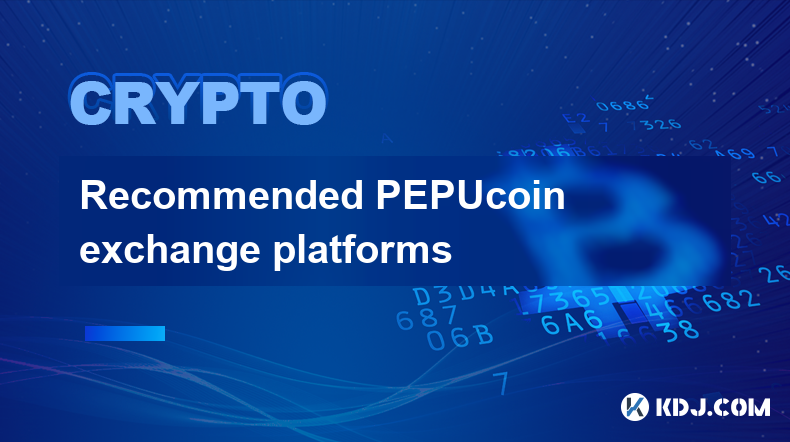 추천 PEPUcoin 교환 플랫폼